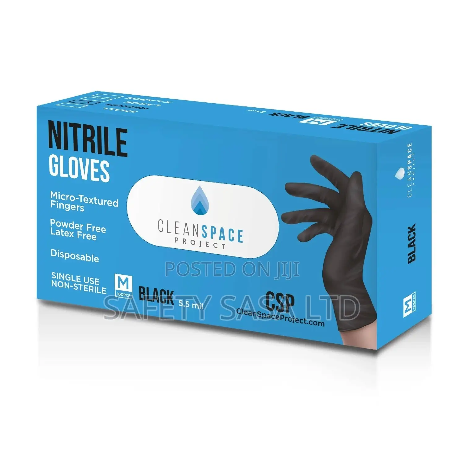 Black Nitrile Gloves