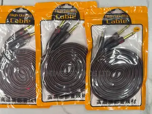 Phone Signal Audio Cable 3.5mm to Dual 6.35MM Jack (3meters)