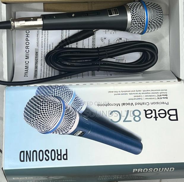 Pro Sound Beta 87c Vocal Dynamic Wired Microphone - thumbnail 2