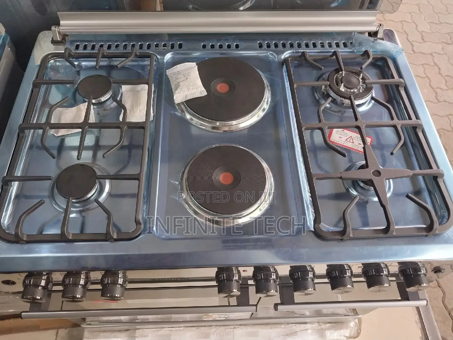Bruhm Cooker 4gas + 2 Electric [ Electric Oven)