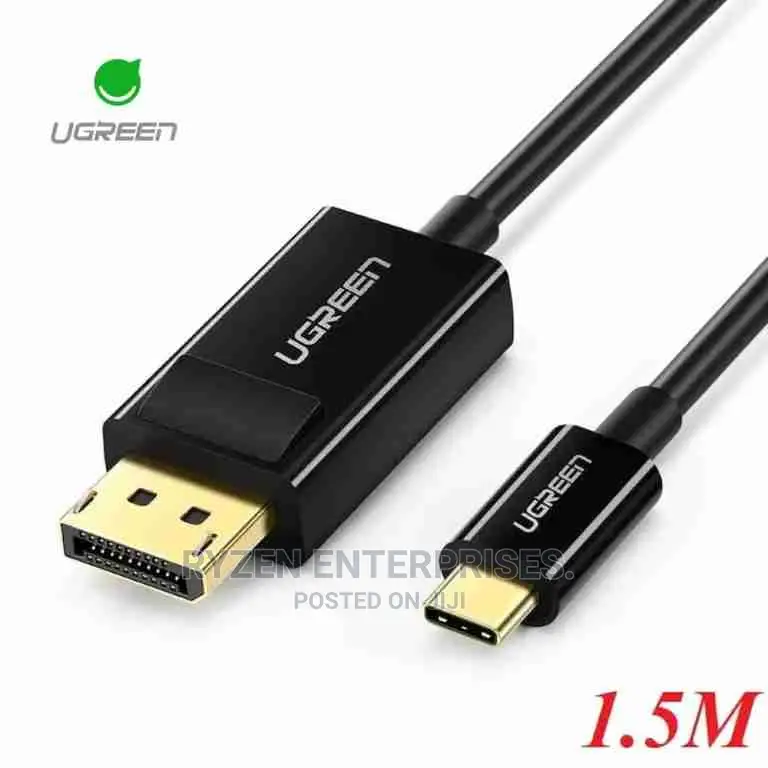 ~`√UGREEN USB-C Male to Displayport Male^°` Cable 1.5m