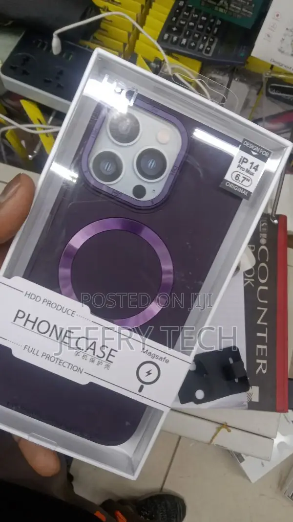 Mag Safe Magnetic TPU Case for iPhone 14 Purple