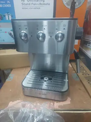 Silver Design Coffee Maker