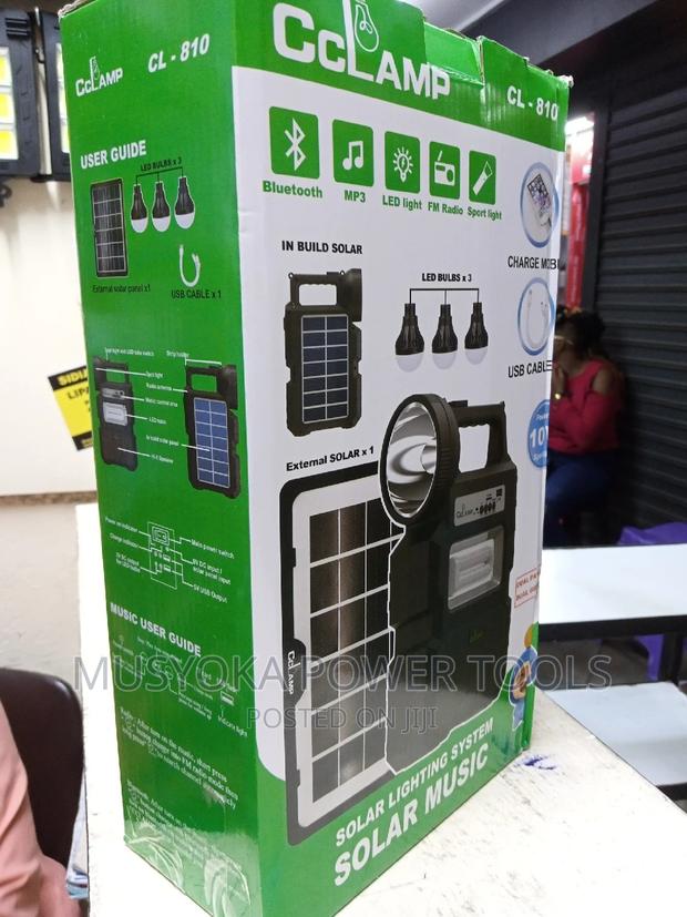 Cclamp Solar Light With Radio and Three Bulbs Cc Lamp 810