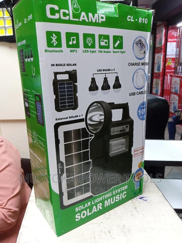 Cclamp Solar Light With Radio and Three Bulbs Cc Lamp 810 - thumbnail 2