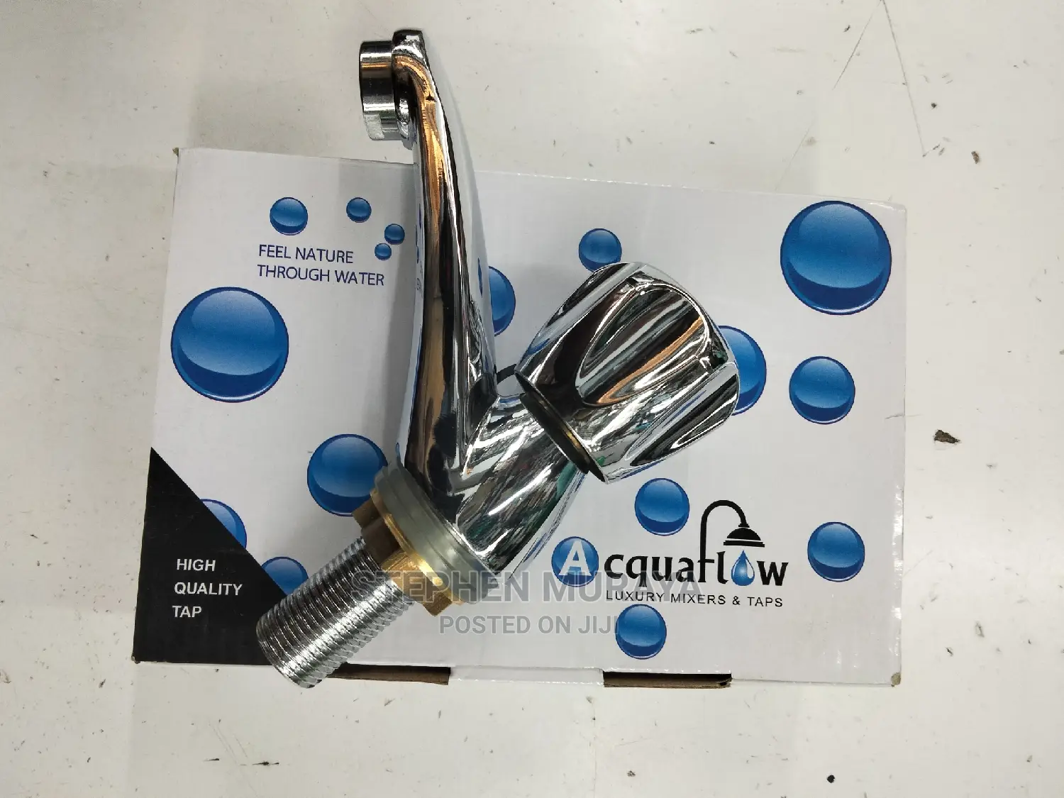 Acquaflow Pillar Tap 1/2 (Nob)