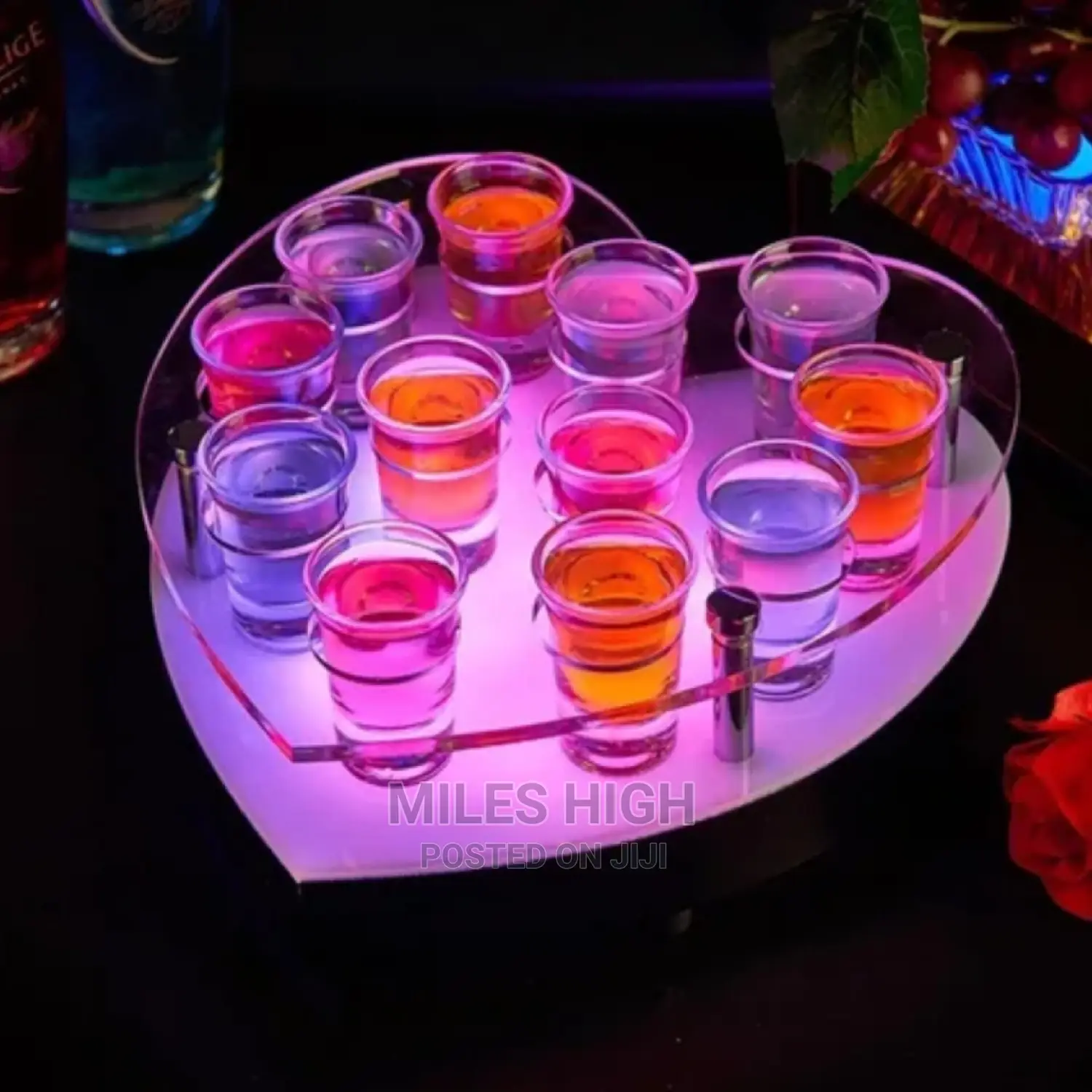 LED Shot Glass Display