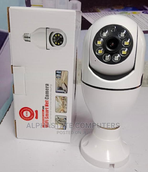 PTZ Bulb Camera Rotating 360degrees With 2way Audio