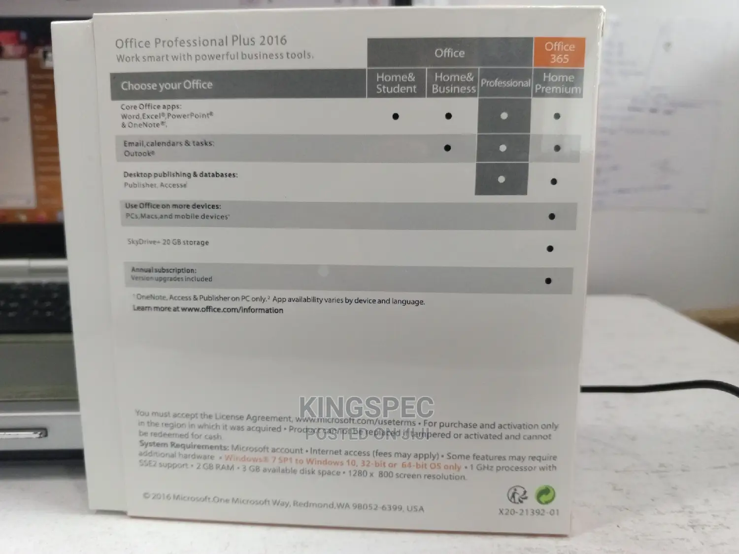 Office Professional Plus 2016