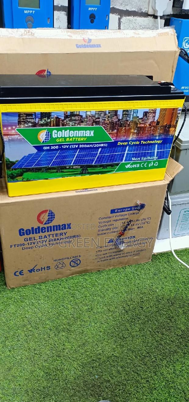 Goldenmax Gel Battery 200ah - main view