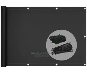 Black Balcony Privacy Shield