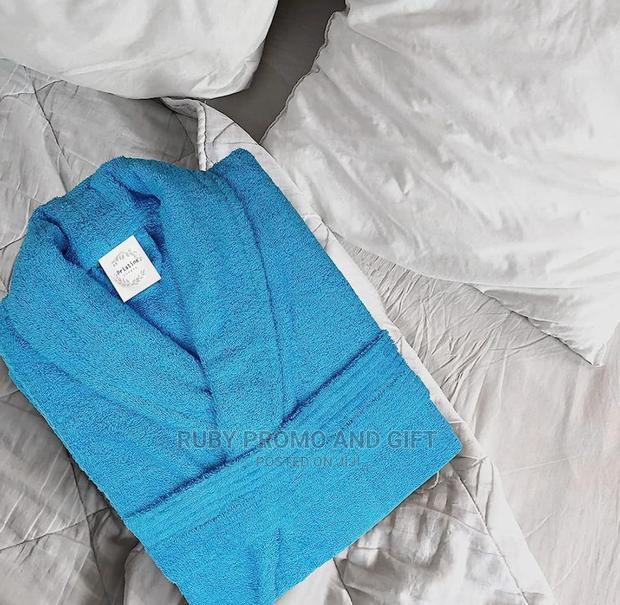 Premium Quality Turquoise Bath Robe - thumbnail 2