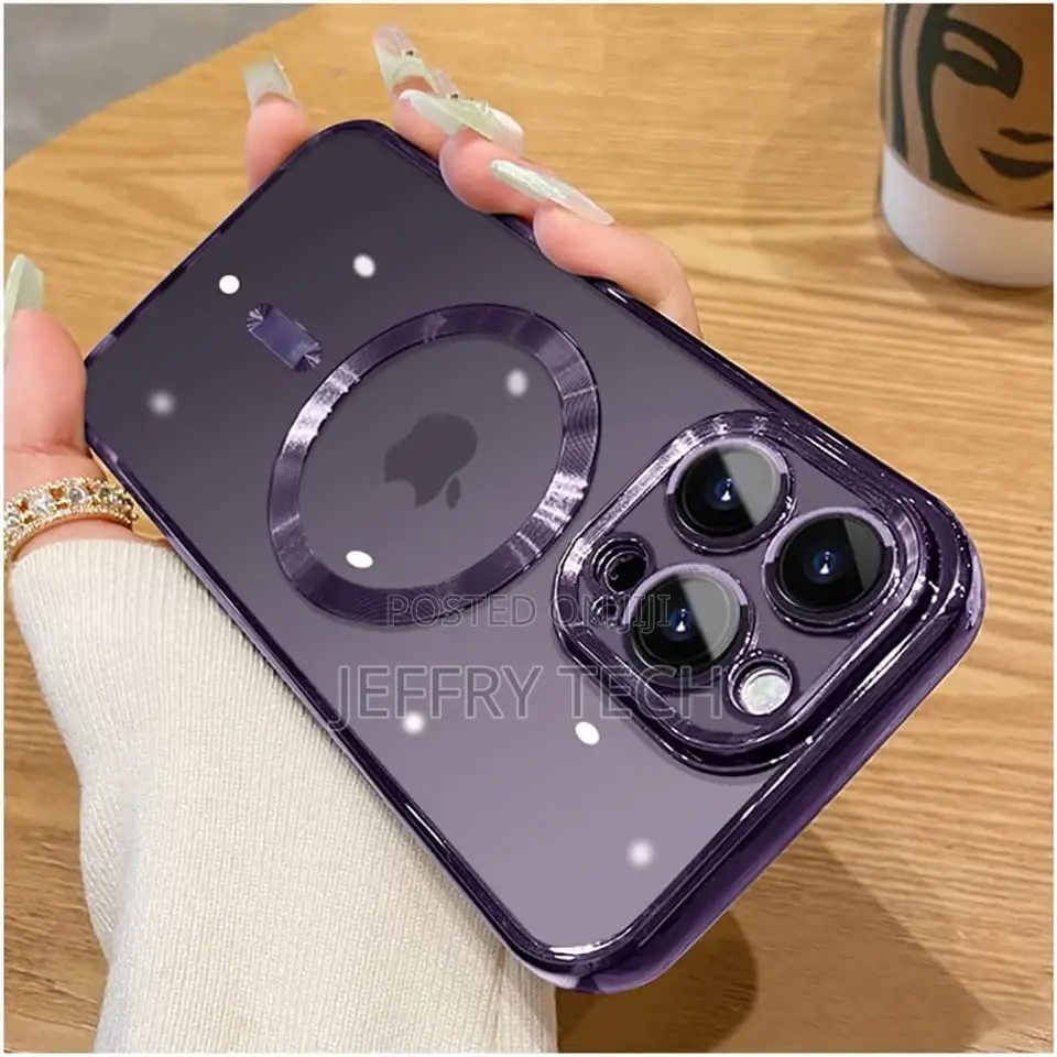 Magnetic Clear Case for iPhone13promax With Camera Protector