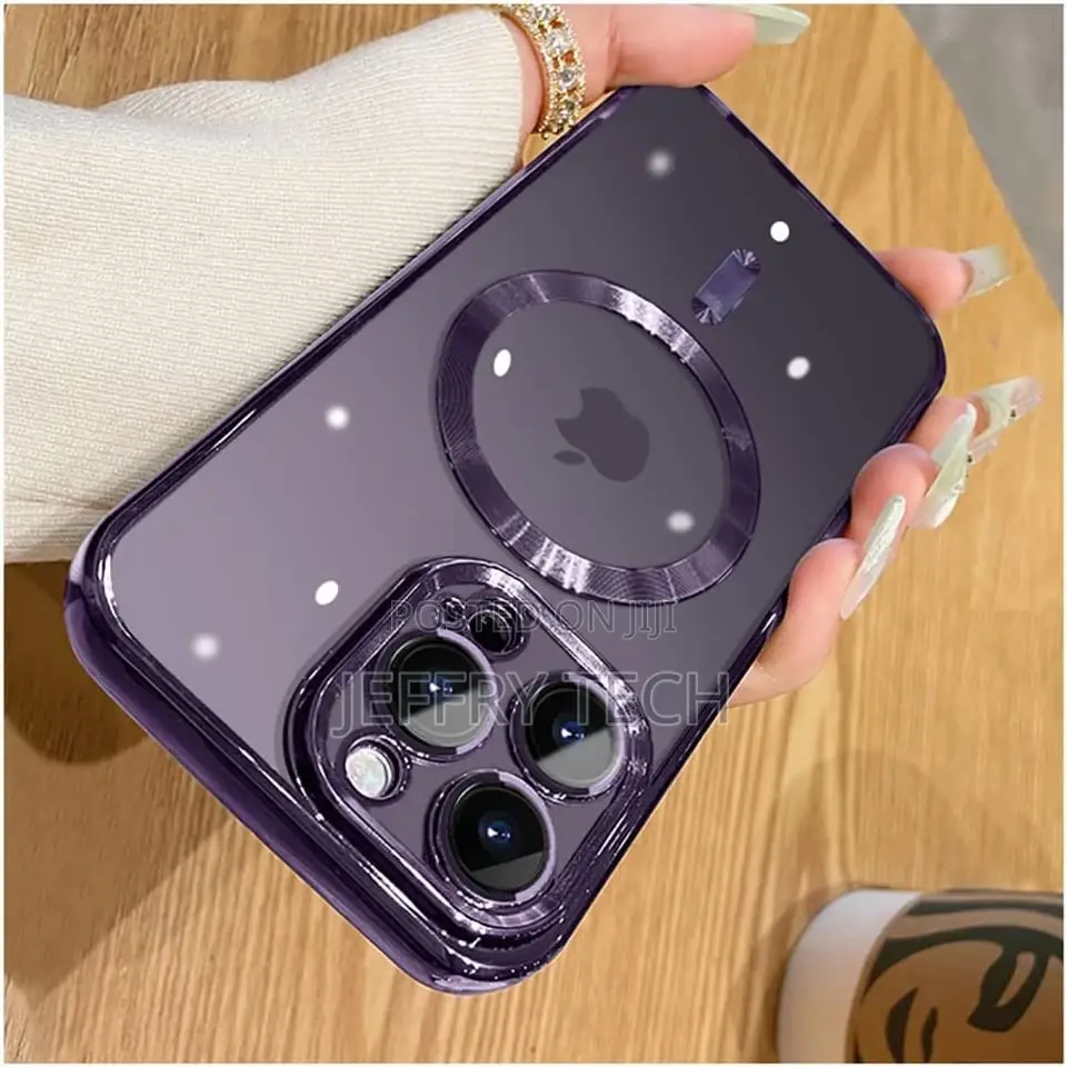 Magnetic Clear Case for iPhone13promax With Camera Protector
