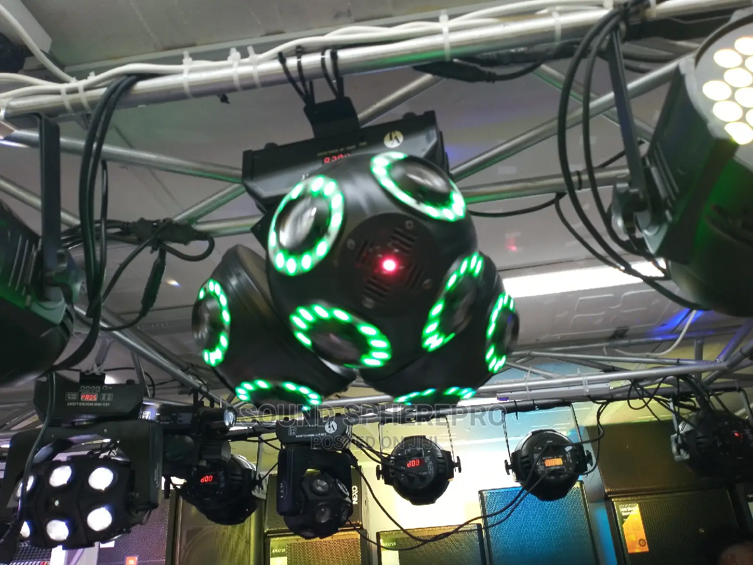 3 Moving LED Lights