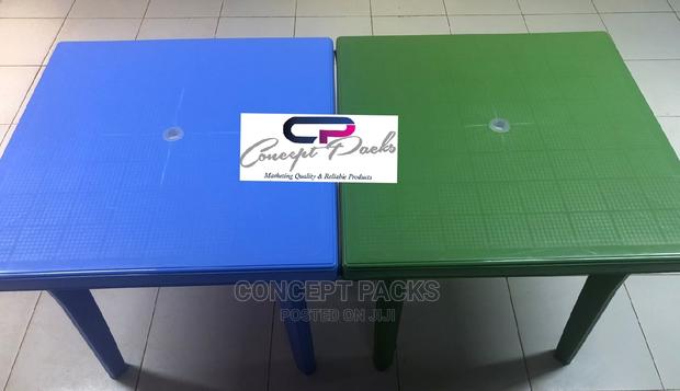 Plastic Square Table Size H730 X W790 X L790 Mm