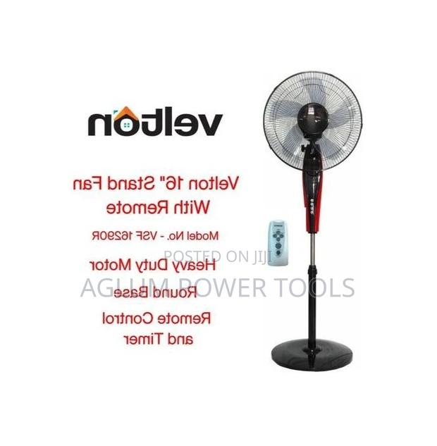 Velton Stand Fan and Remote Control - main view