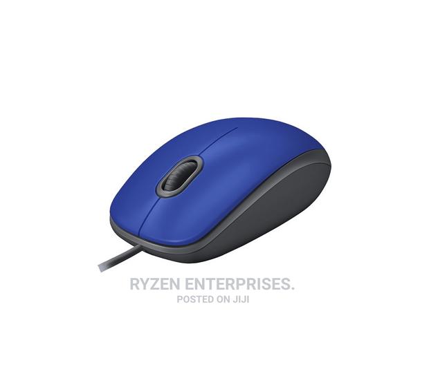 ¢$Logitech USB Silent Mouse M110 - £¢^Blue - thumbnail 2