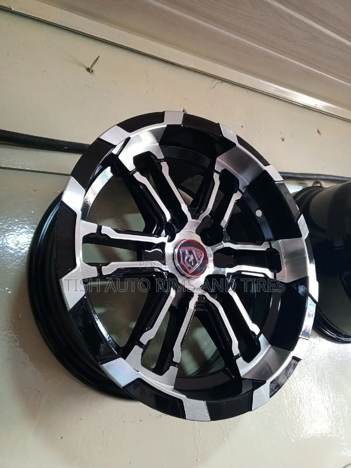 Black Silver Offset Rims Size 14 Inch