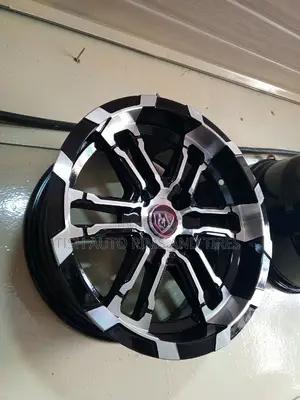 Black Silver Offset Rims Size 14 Inch