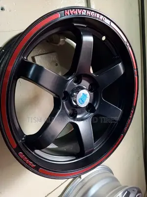 Black and Red 15 Inch Primio, Wish, Alion Rims Set