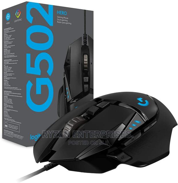 ^~`Logitech G502 Hero High Performance Gaming Mouse^~ - main view