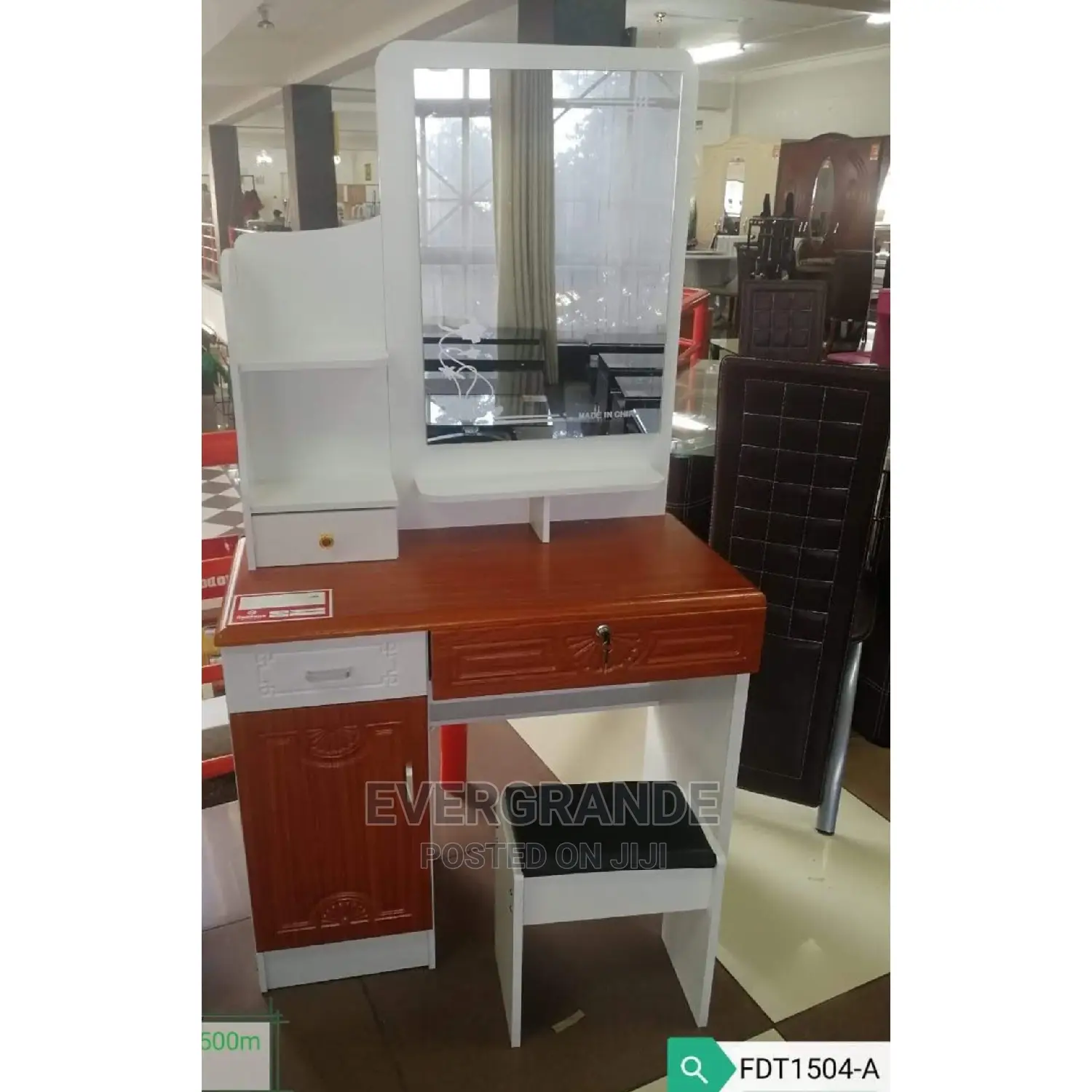 Dressing Table Brownish White