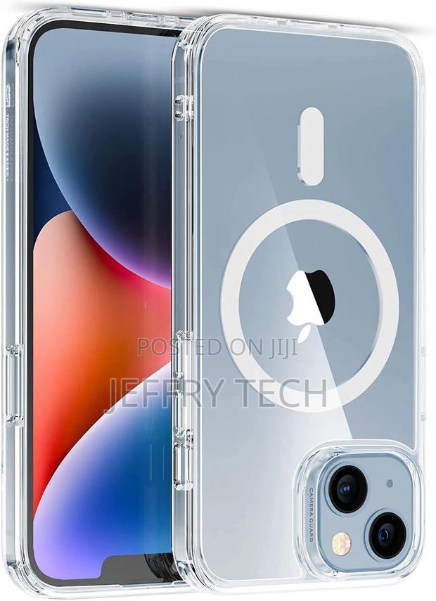Apple iPhone 14 / iPhone 13 Clear Case [Compatible With Mags - thumbnail 3