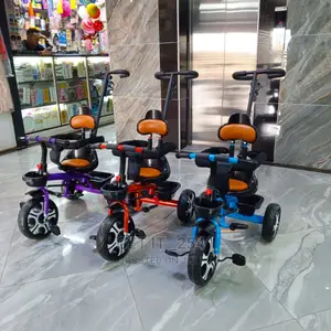 Tricycle With Side Bars, Parental Control Handle,