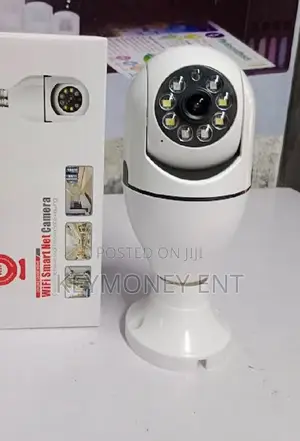 Rotating PTZ Wifi Bulb Spy Camera V380 PRO 360degrees