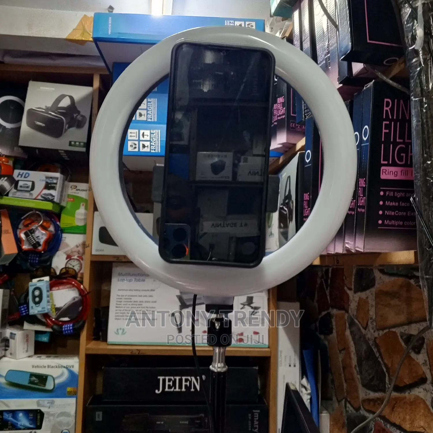 Ring Light With Stand and Phone Holder