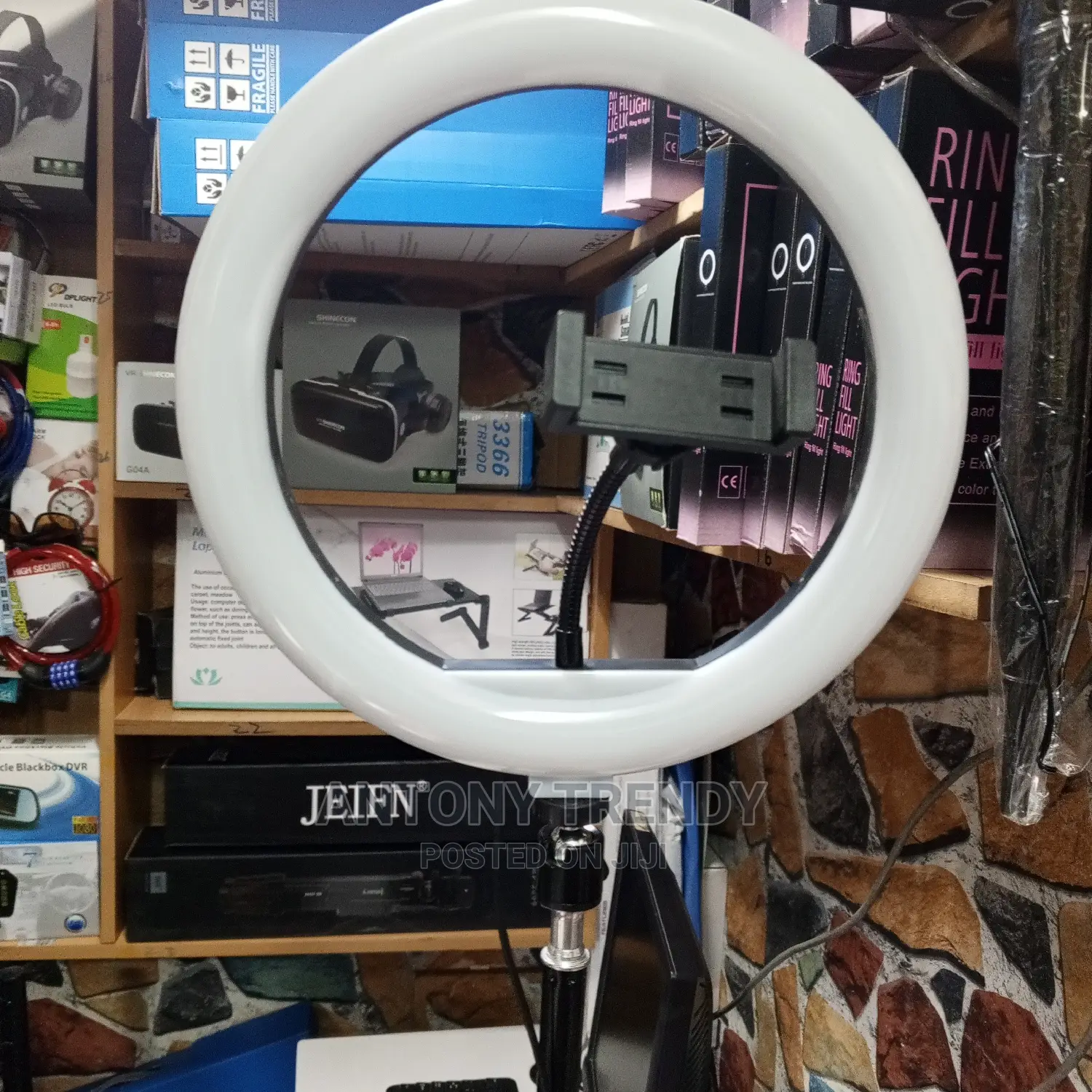 Ring Light With Stand and Phone Holder