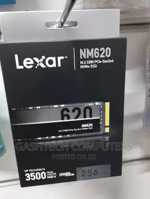 Lexar Lnm620 Internal SSD M.2 Pcie Gen 3*4 Nvme 2280 - 256gb