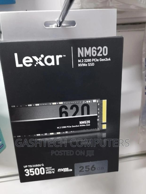 Lexar Lnm620 Internal SSD M.2 Pcie Gen 3*4 Nvme 2280 - 256gb