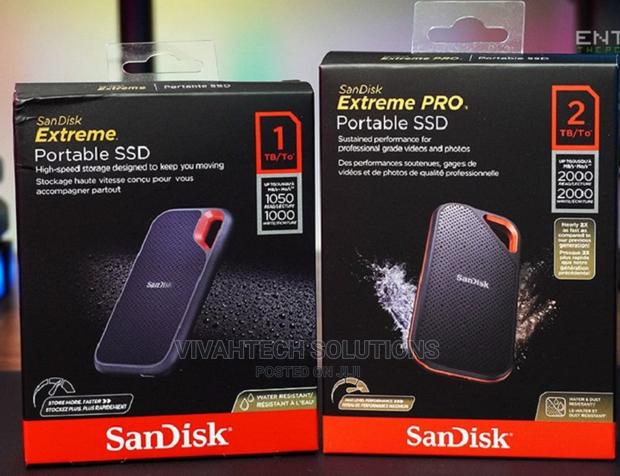Sandisk E81 Extreme Pro Portable External SSD V2 1tb - main view