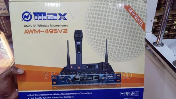 Omax Dual PA Wireless Microphones - main view