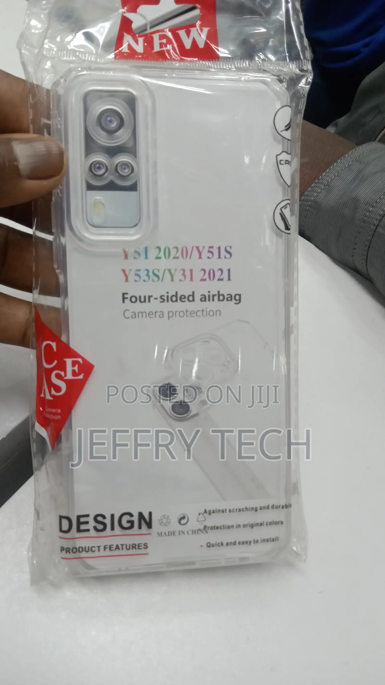 Transparent Silicone Back Case Cover for Vivo Y51, Vivo Y31,