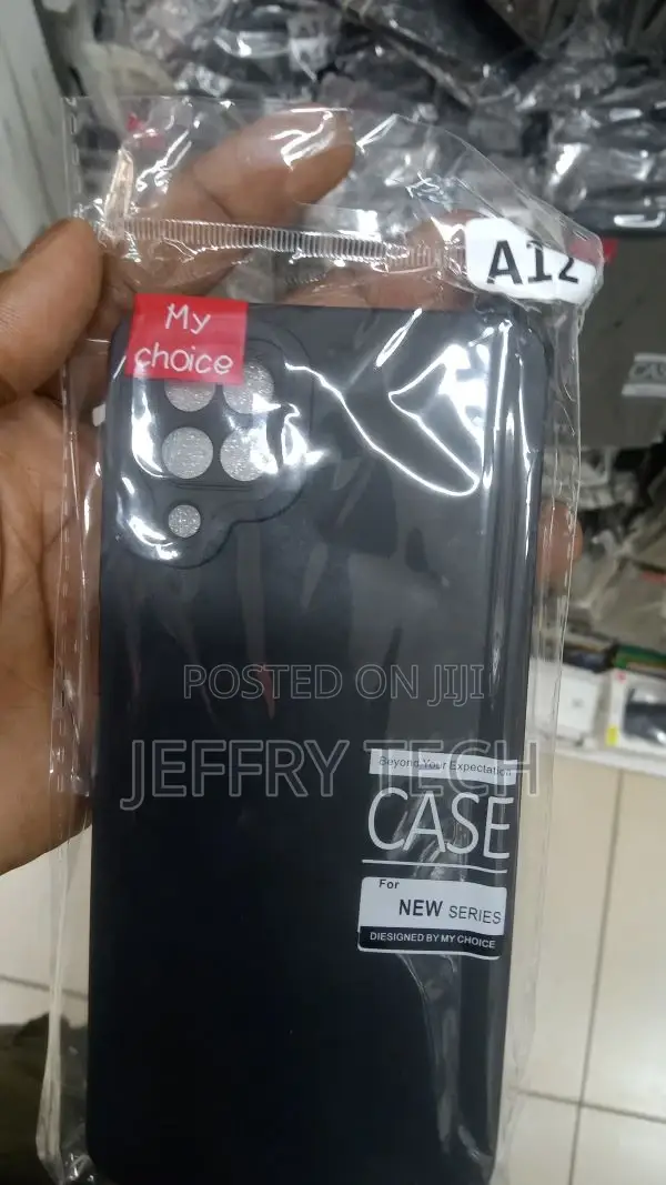 Samsung Galaxy A12 Case, Thin Silicone Cover With Microfiber