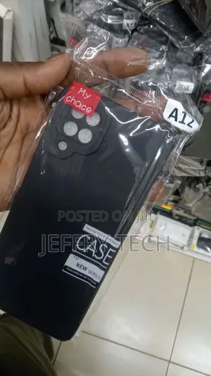 Samsung Galaxy A12 Case, Thin Silicone Cover With Microfiber