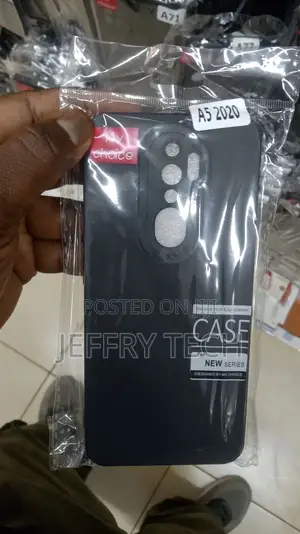 Silicon Back Case for Oppo A5 2020 - Black