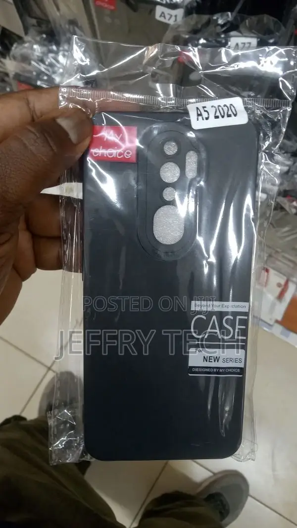 Silicon Back Case for Oppo A5 2020 - Black