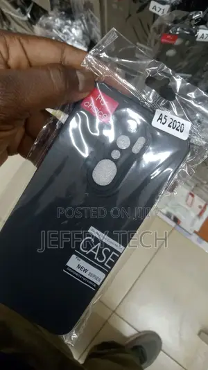 Silicon Back Case for Oppo A5 2020 - Black