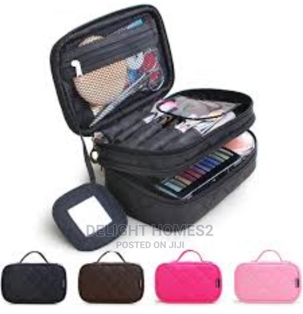 Waterproof Double Layer Cosmetic Storage Bag*