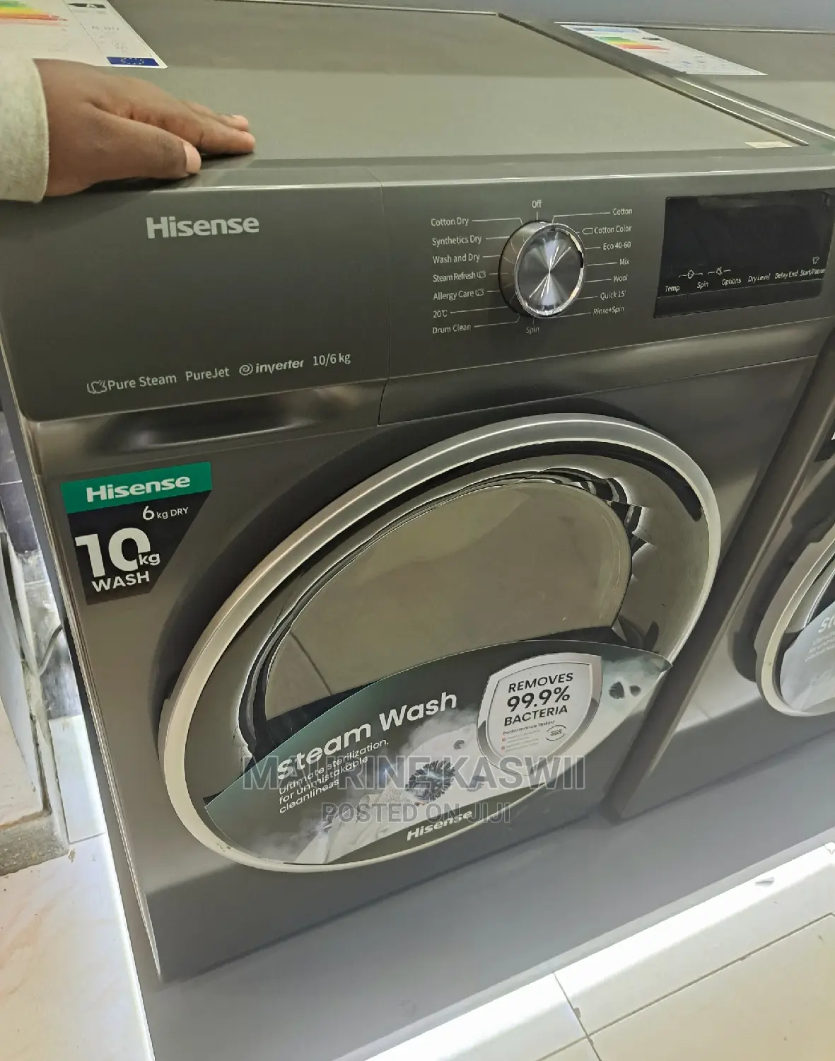 Hisense 10kg Washer 6kg Dryer Machine Wdqy1014evjmt