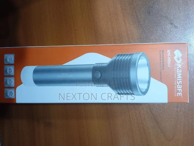 Kamisafe Rechargeable Aluminum Alloy Flashlight Torch - thumbnail 5