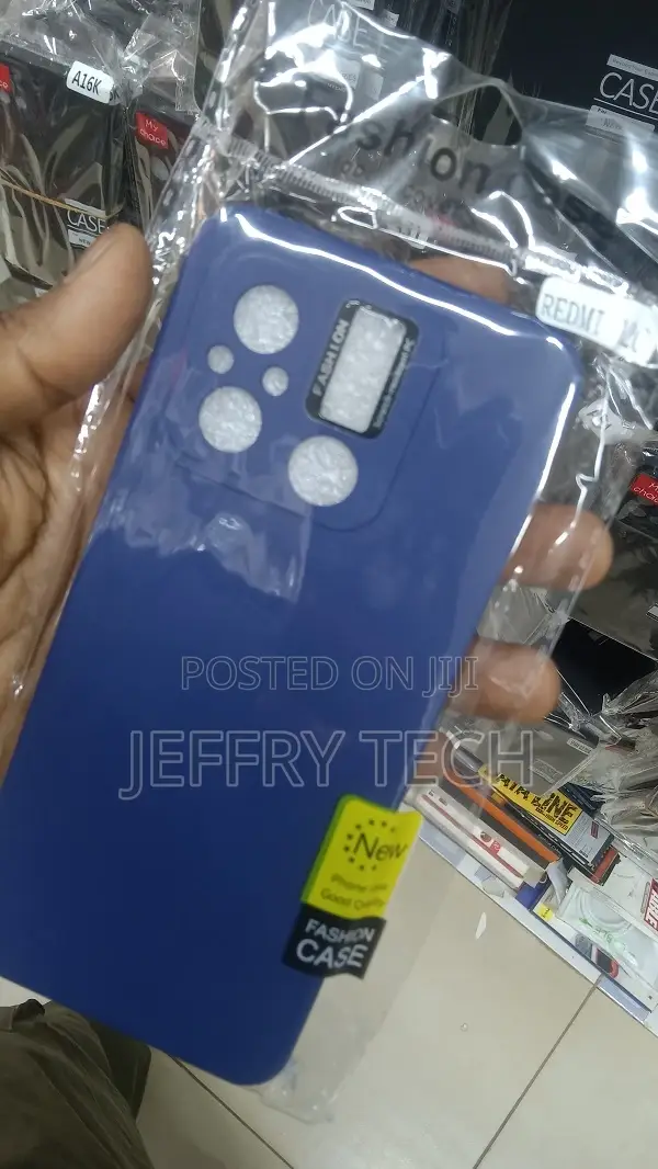 Redmi 12C Shockproof Anti Slip Soft TPU Sandstone Matte Bac