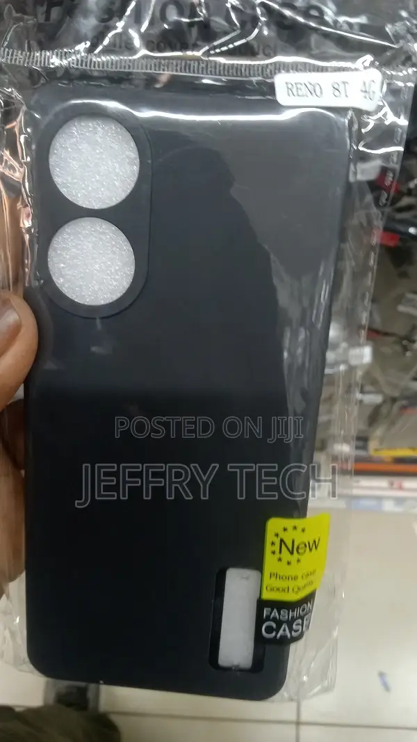 Black TPU Shell Cover for OPPO RENO 8T 4G - Silicone Case