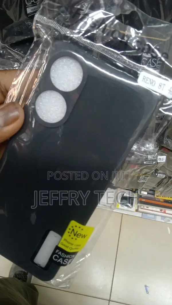 Black TPU Shell Cover for OPPO RENO 8T 4G - Silicone Case