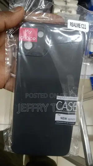 Silicone Back Cover for Realme C11 (2021) - Black