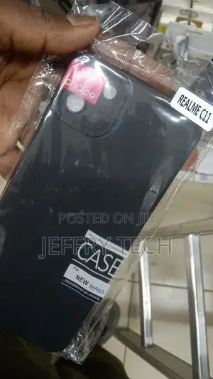 Silicone Back Cover for Realme C11 (2021) - Black